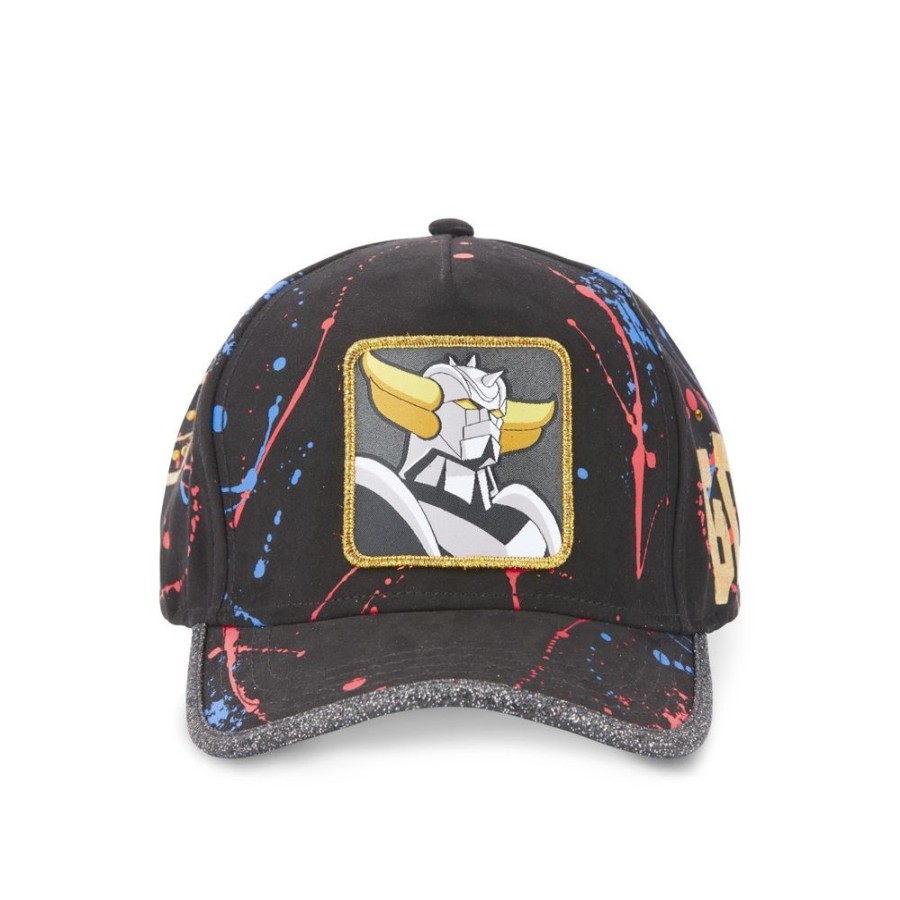 Casquettes CAPSLAB | Casquette Baseball Goldorak Boucle Noir Capslab