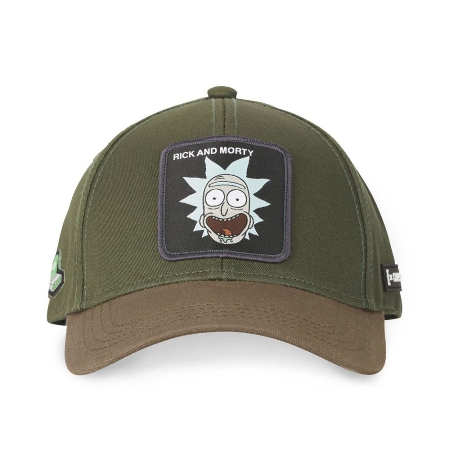 Casquettes CAPSLAB | Casquette Baseball Rick And Morty Boucle Vert Capslab