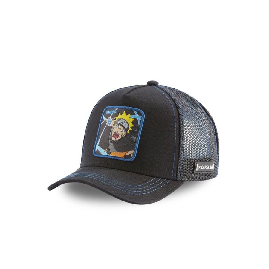 Casquettes CAPSLAB | Casquette Trucker Naruto Shippuden Snapback Noir Capslab