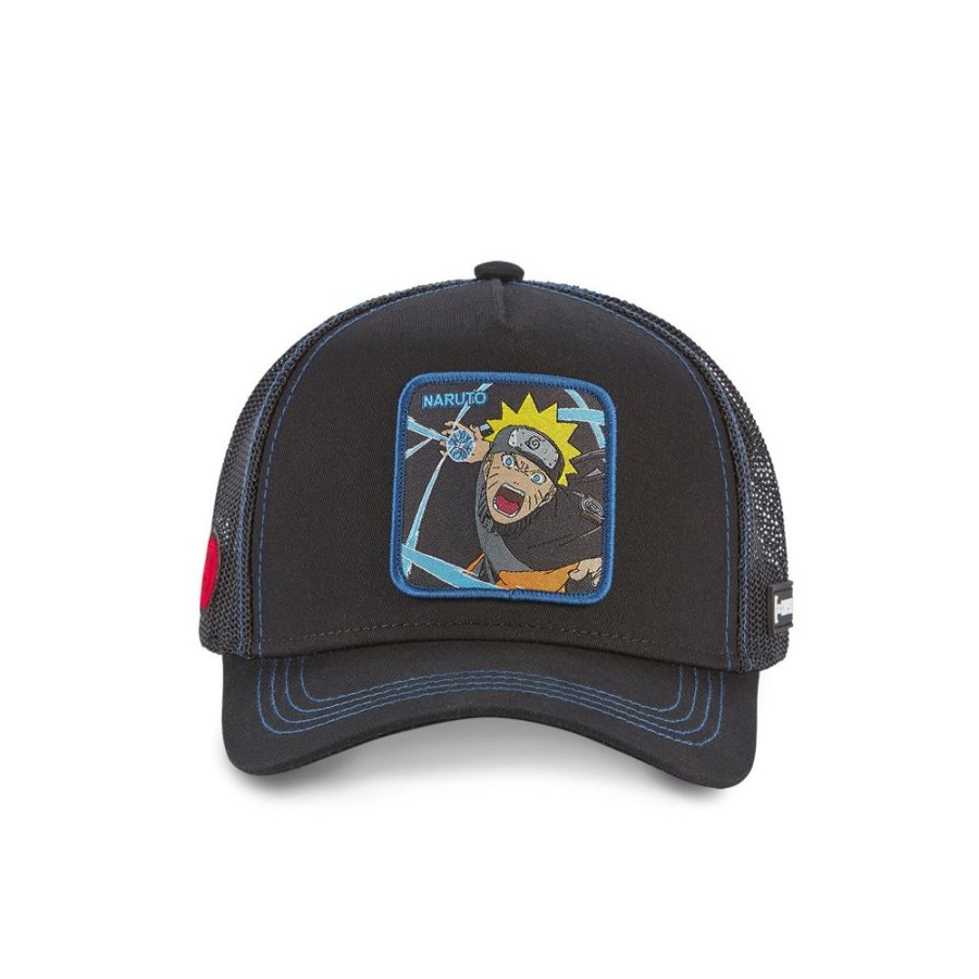 Casquettes CAPSLAB | Casquette Trucker Naruto Shippuden Snapback Noir Capslab