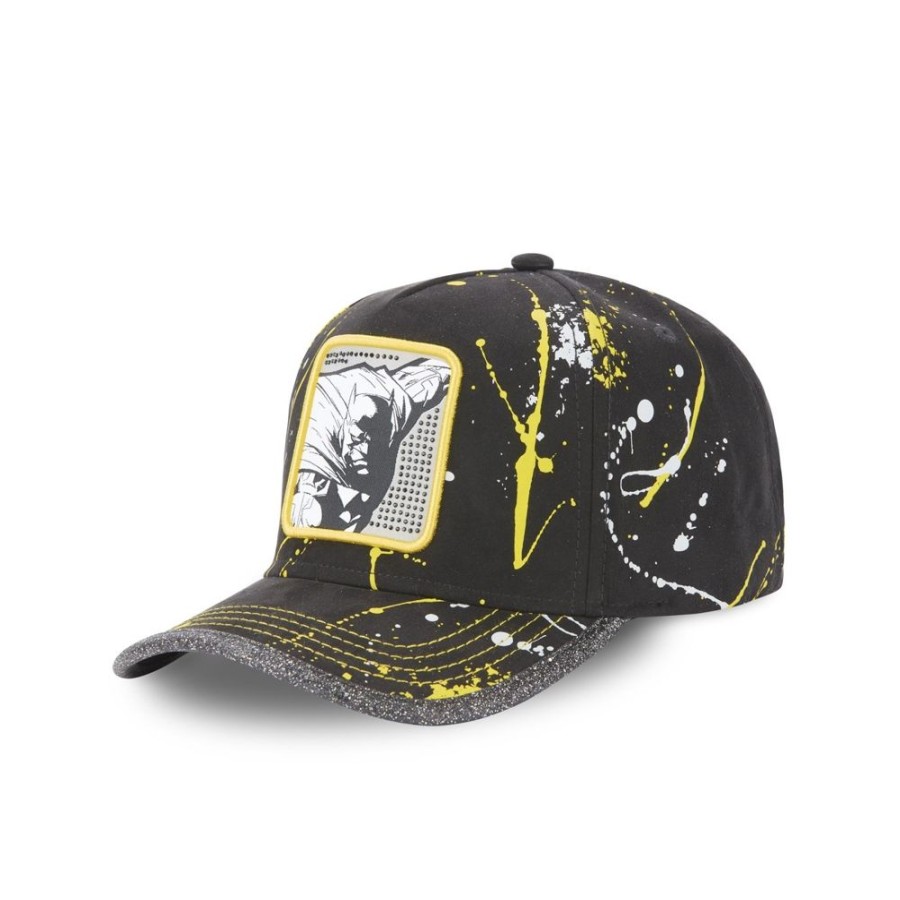 Casquettes CAPSLAB | Casquette Trucker Dc Comics Batman Snapback Noir Capslab