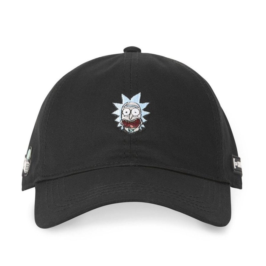 Casquettes CAPSLAB | Casquette Baseball Rick And Morty Boucle Noir Capslab