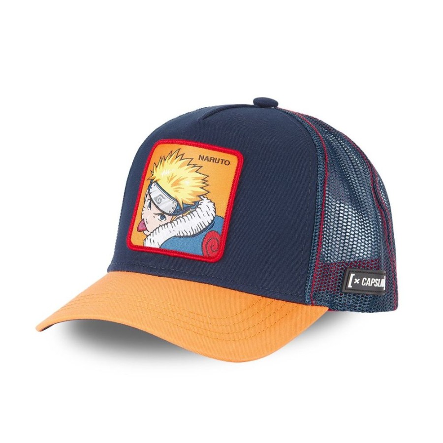 Sac A Dos CAPSLAB | Casquette Trucker Naruto Classic Snapback Orange Capslab