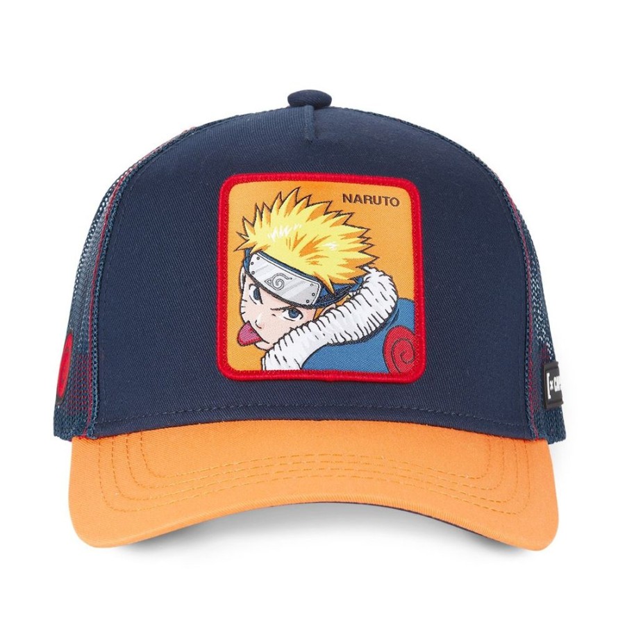 Sac A Dos CAPSLAB | Casquette Trucker Naruto Classic Snapback Orange Capslab