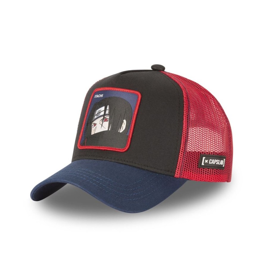 Sac A Dos CAPSLAB | Casquette Trucker Naruto Classic Itachi Snapback Bleu Capslab