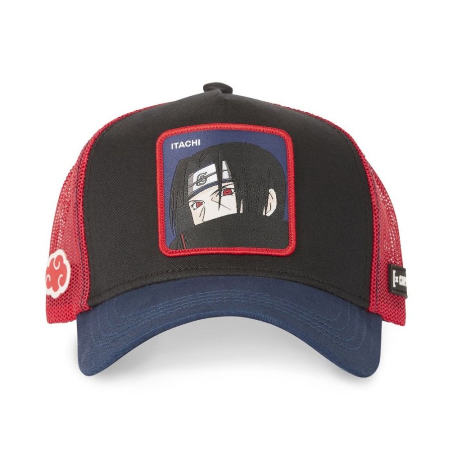 Sac A Dos CAPSLAB | Casquette Trucker Naruto Classic Itachi Snapback Bleu Capslab