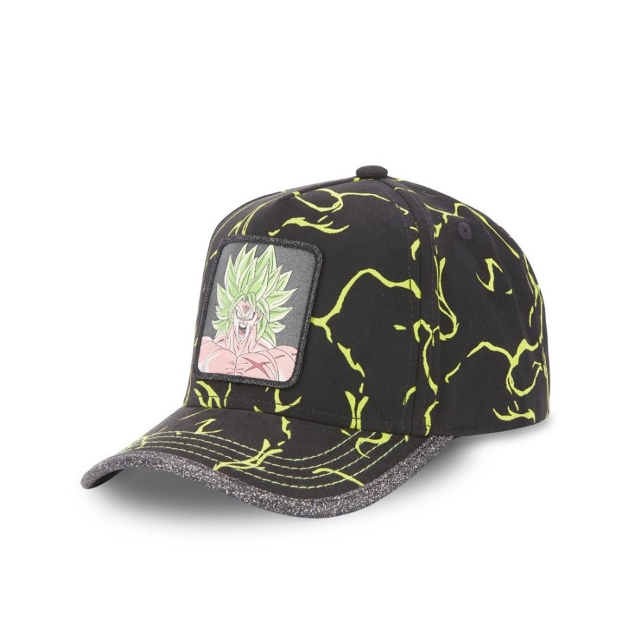 Casquettes CAPSLAB | Casquette Baseball Dragon Ball Broly Boucle Noir Capslab