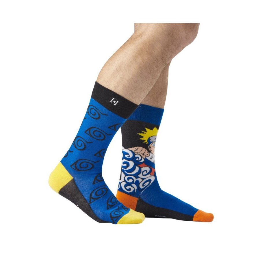 Chaussettes CAPSLAB | Paire De Chaussettes Naruto Classic Bleu Capslab