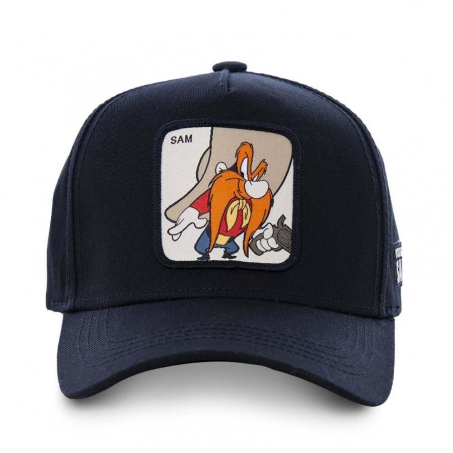 Casquettes CAPSLAB | Casquette Looney Tunes Sam Le Pirate Noir Capslab