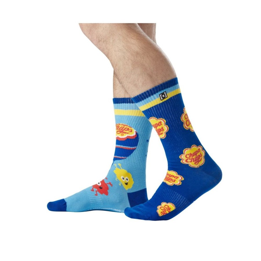 Chaussettes CAPSLAB | Paire De Chaussettes Chupa Chups Bleu Capslab