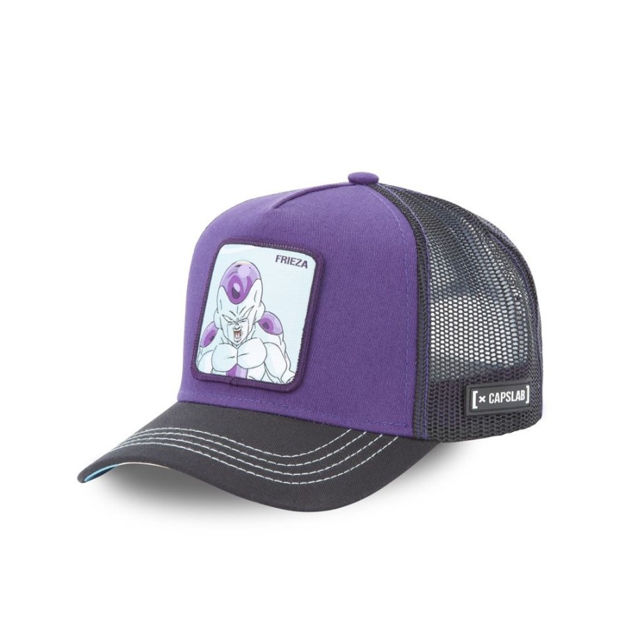 Casquettes CAPSLAB | Casquette Trucker Dragon Ball Super Freezer Snapback Violet Capslab