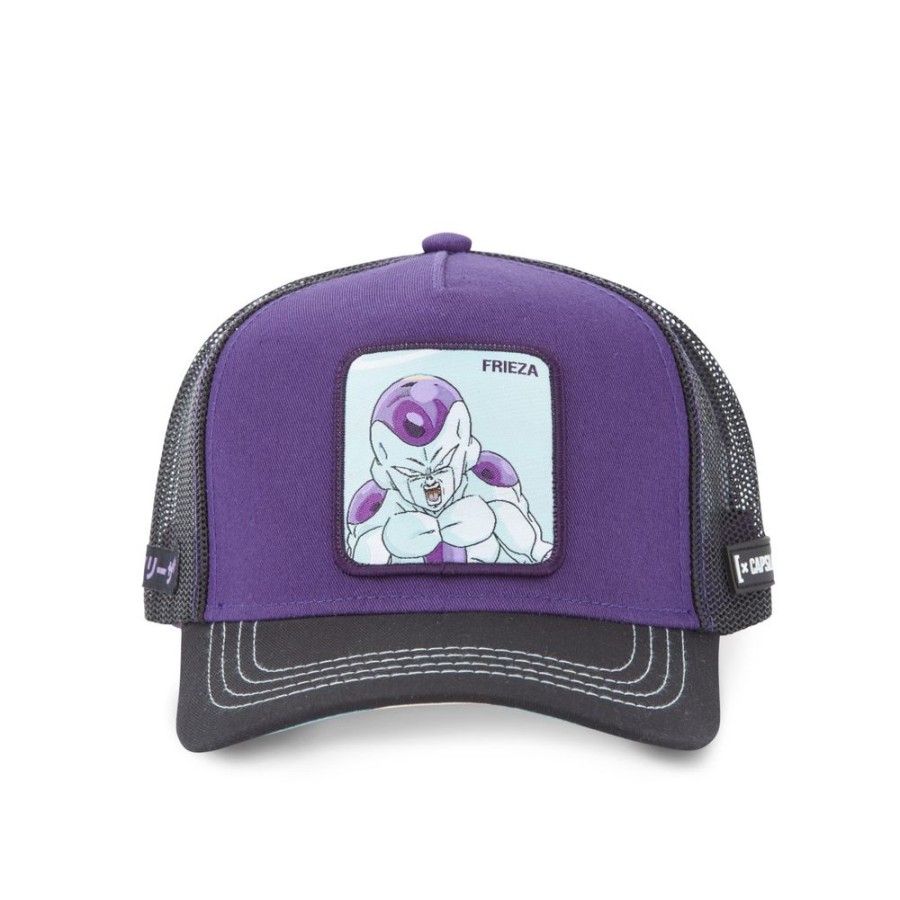 Casquettes CAPSLAB | Casquette Trucker Dragon Ball Super Freezer Snapback Violet Capslab