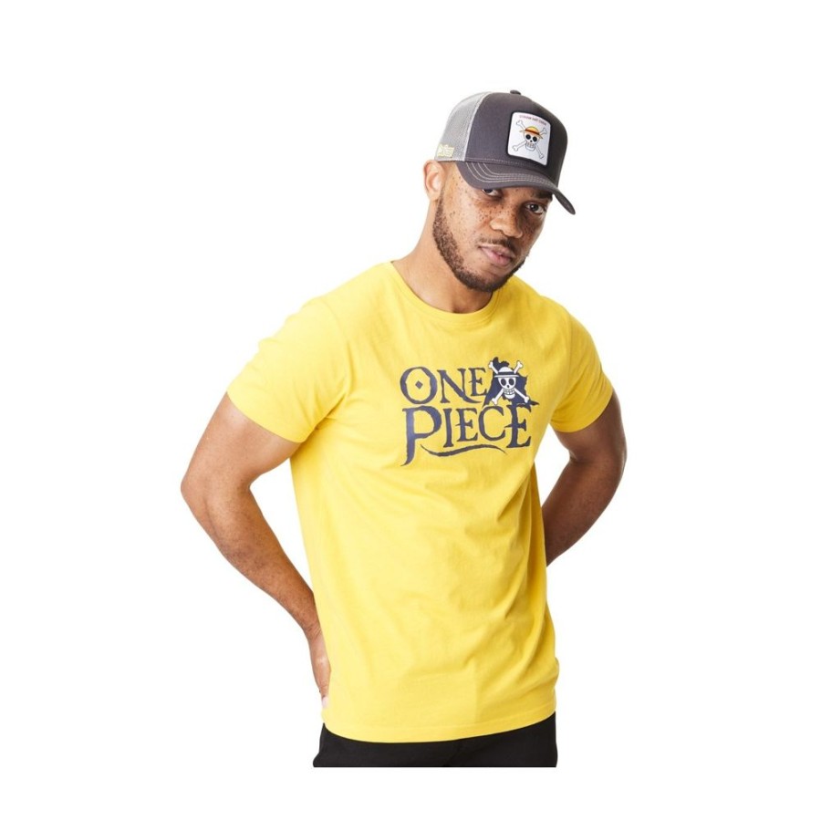 T-Shirts & Sweats CAPSLAB One Piece | T-Shirt One Piece Homme Jaune Capslab