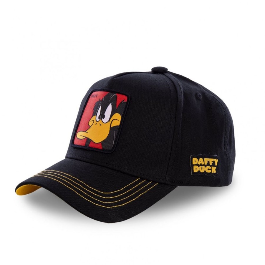 Casquettes CAPSLAB | Casquette Capslab Looney Tunes Daffy Noir