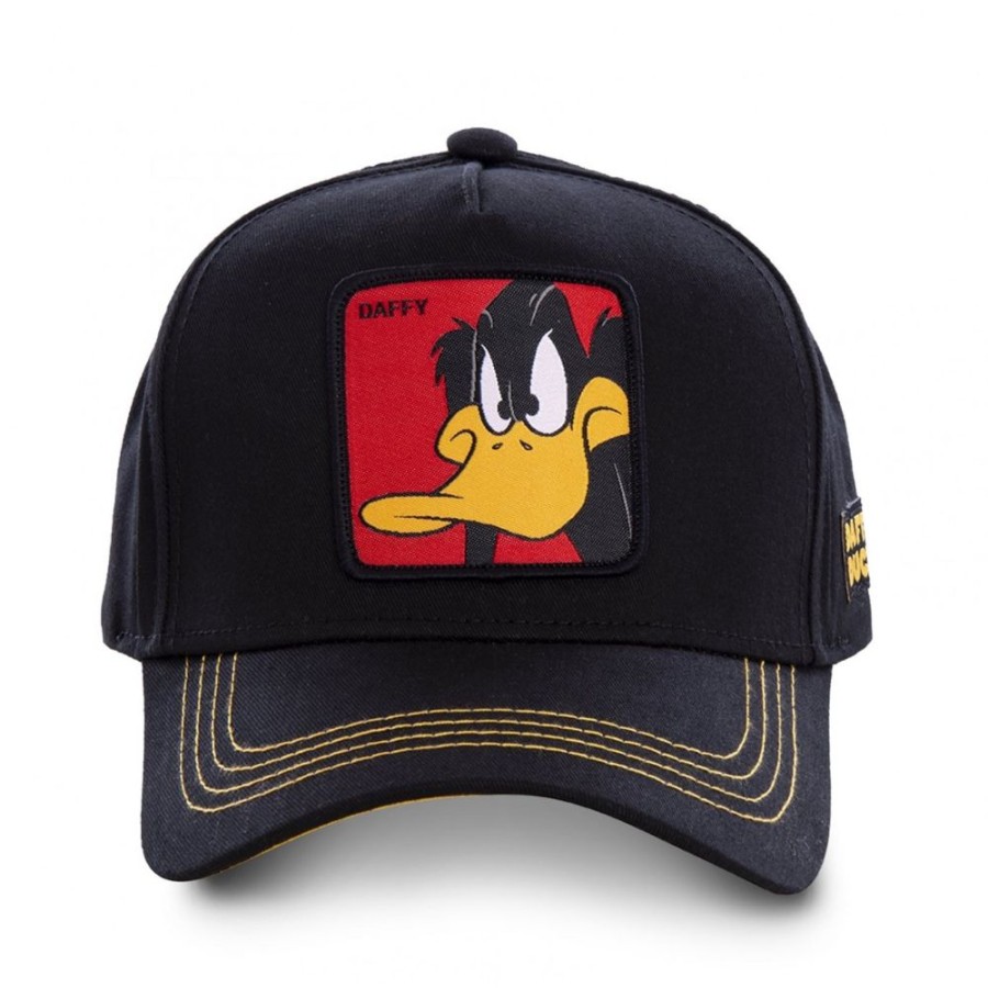 Casquettes CAPSLAB | Casquette Capslab Looney Tunes Daffy Noir