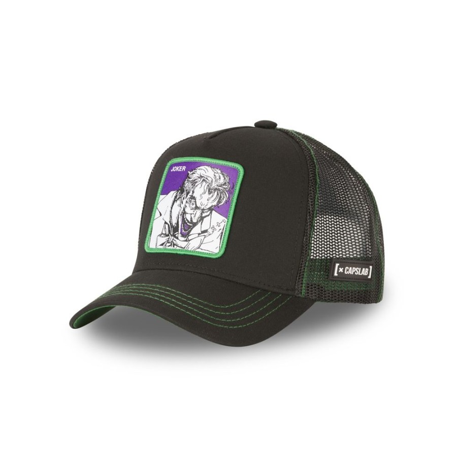 Casquettes CAPSLAB | Casquette Trucker Dc Comics Joker Snapback Noir Capslab