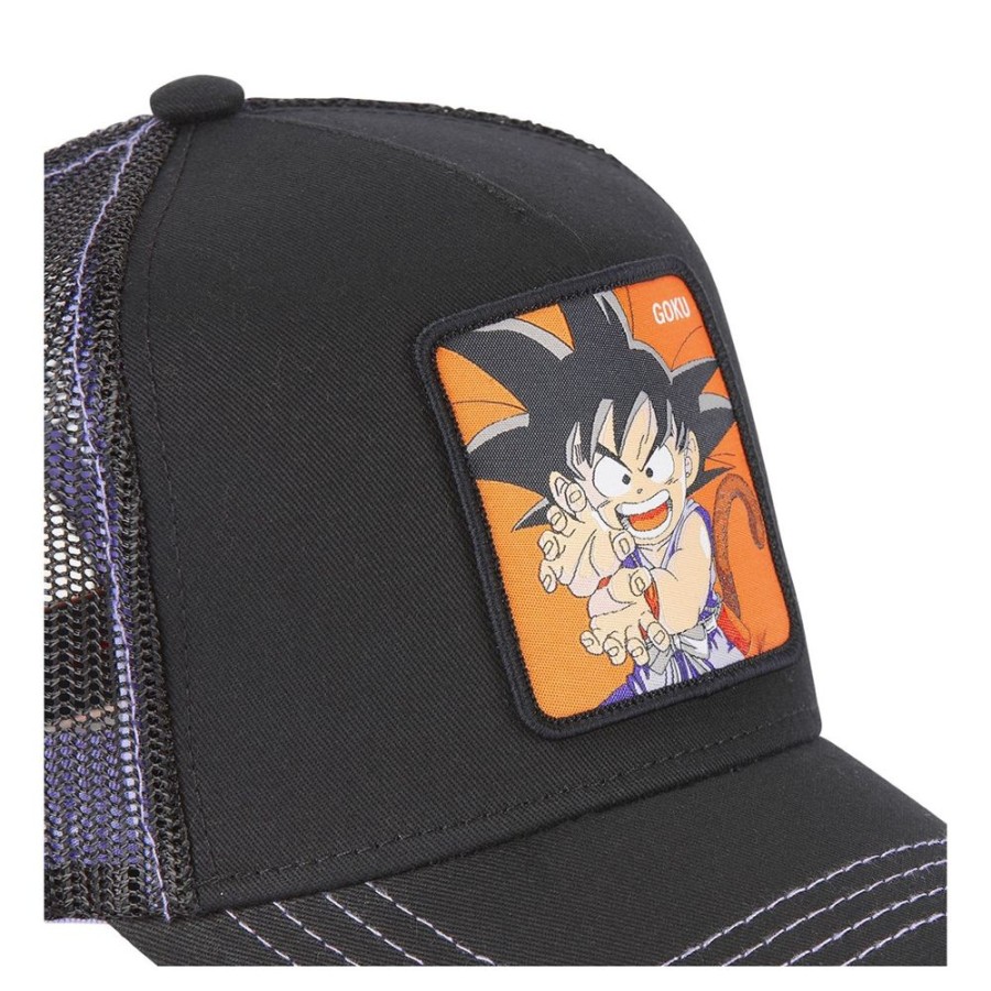 Casquettes CAPSLAB | Casquette Trucker Fermeture Snapback Dragon Ball Goku Capslab