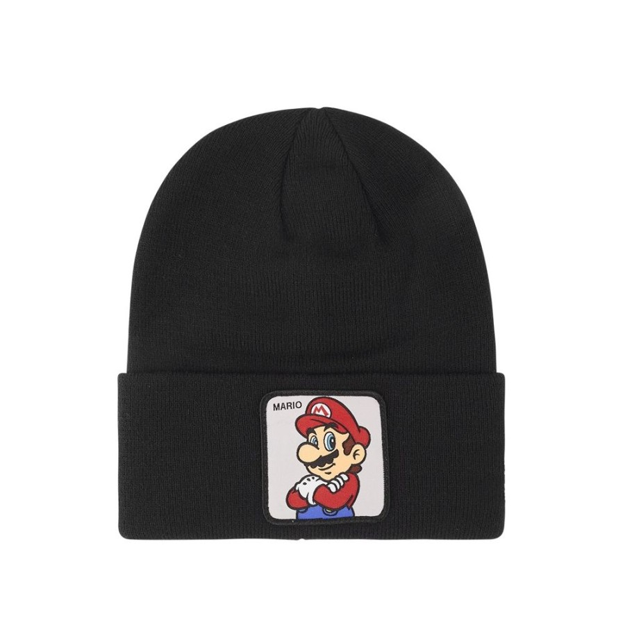 Bobs & Bonnets CAPSLAB Super Mario Bros | Bonnet Super Mario Noir Capslab