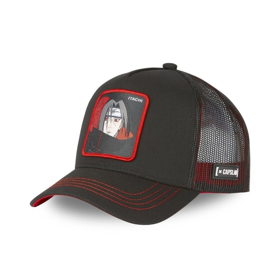 Sac A Dos CAPSLAB | Casquette Trucker Naruto Classic Itachi Snapback Noir Capslab