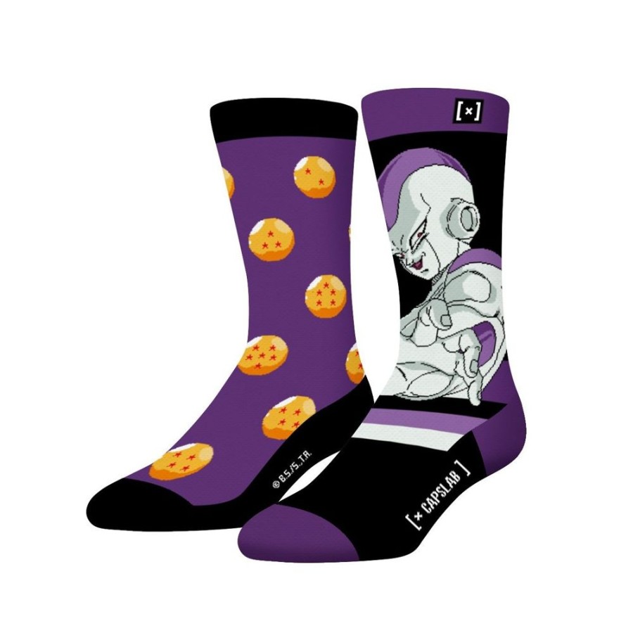 Chaussettes CAPSLAB | Paire De Chaussettes Dragon Ball Z Freezer Violet Capslab