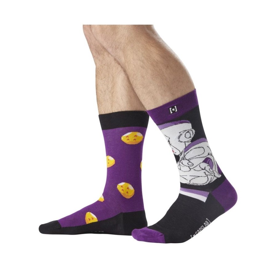 Chaussettes CAPSLAB | Paire De Chaussettes Dragon Ball Z Freezer Violet Capslab