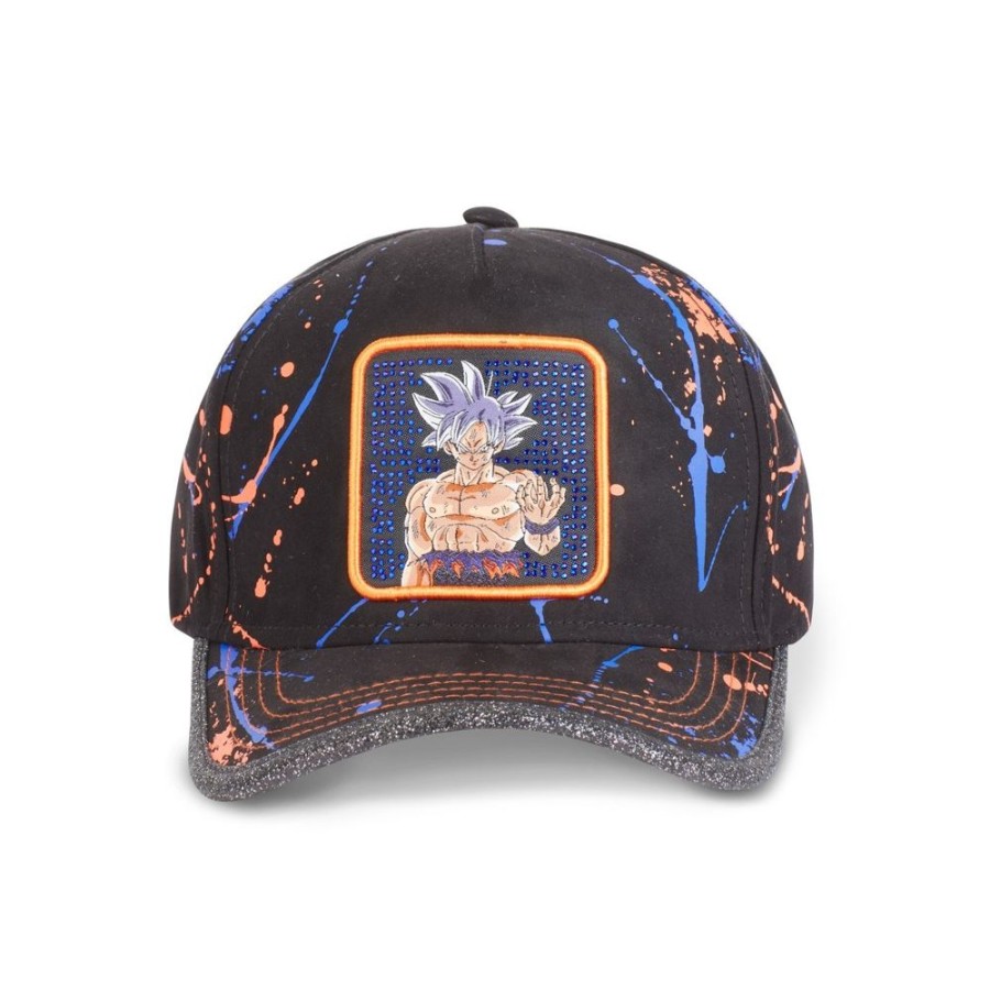 Casquettes CAPSLAB | Casquette Baseball Dragon Ball Super Goku Boucle Noir Capslab