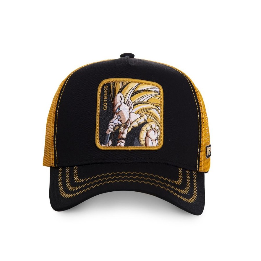 Casquettes CAPSLAB | Casquette Trucker Dragon Ball Z Gotrunks Snapback Noir Capslab