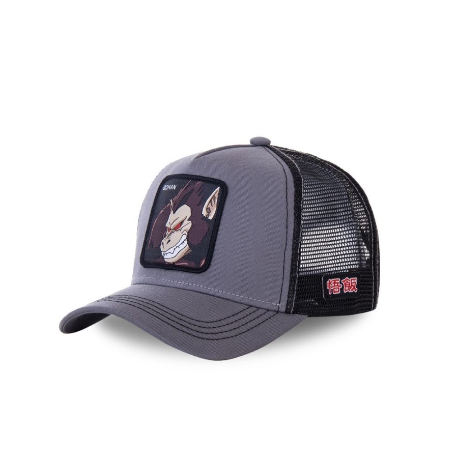 Casquettes CAPSLAB | Casquette Capslab Dragon Ball Z Gohan Gris