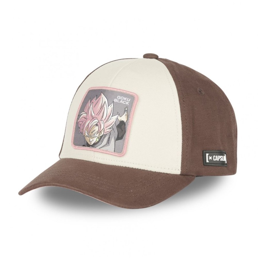 Casquettes CAPSLAB | Casquette Baseball Dragon Ball Super Snapback Marron Capslab