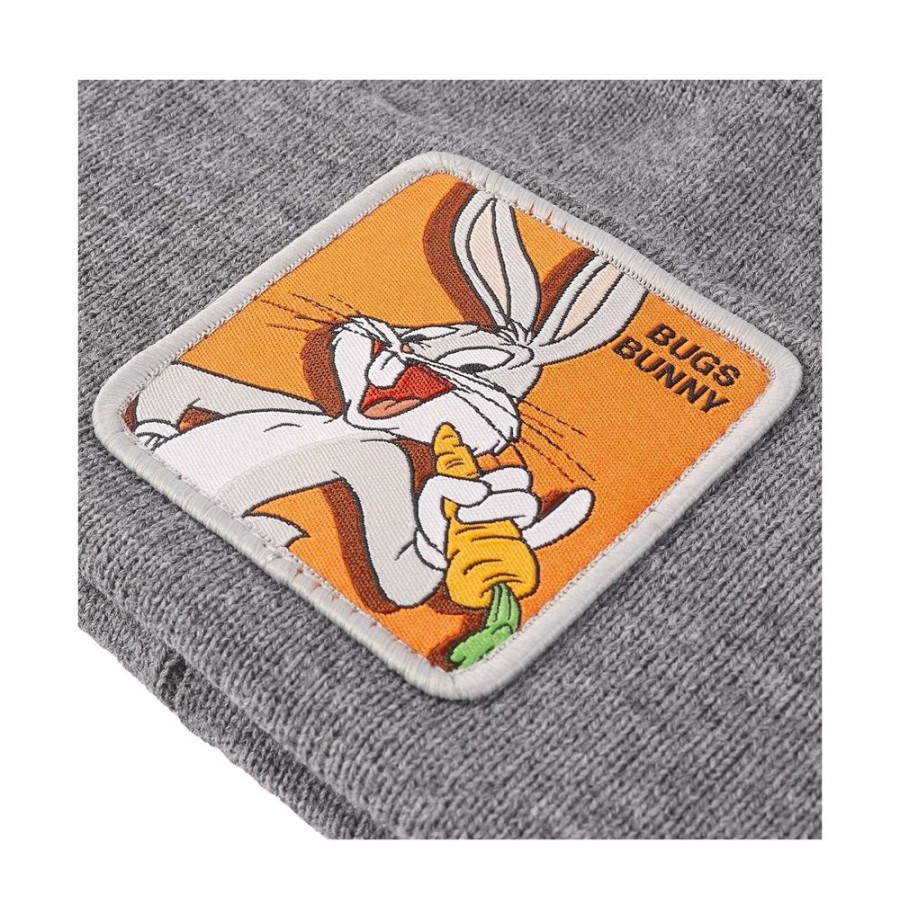 Bobs & Bonnets CAPSLAB Looney Tunes | Bonnet Looney Tunes Bugs Bunny Gris Capslab