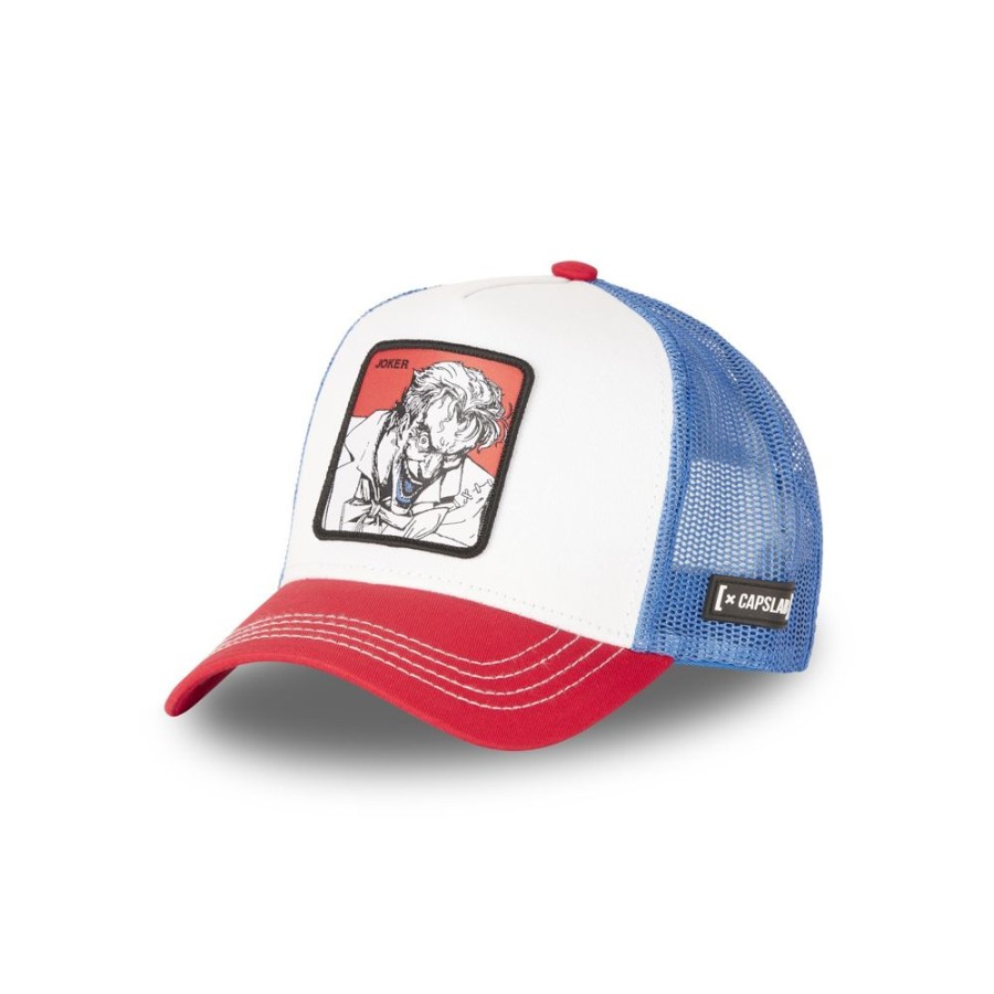 Casquettes CAPSLAB | Casquette Trucker Dc Comics Joker Snapback Bleu Capslab