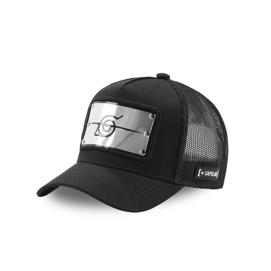 Casquettes CAPSLAB | Casquette Trucker Naruto Shippuden Snapback Noir Capslab