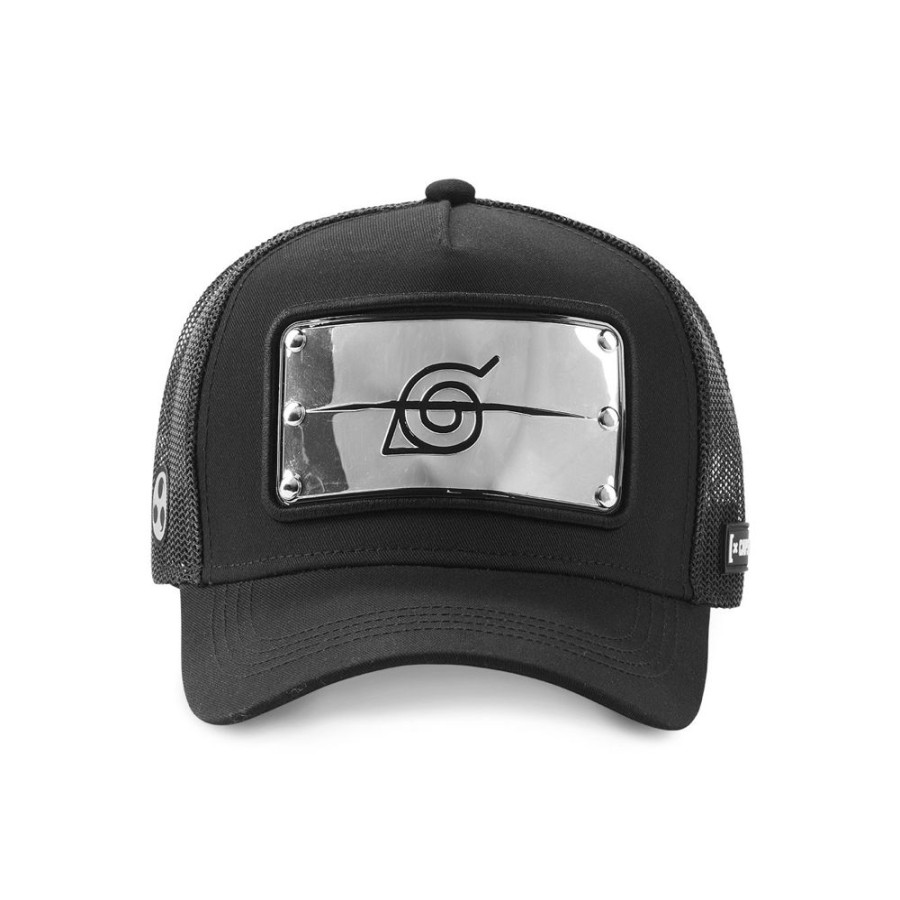 Casquettes CAPSLAB | Casquette Trucker Naruto Shippuden Snapback Noir Capslab