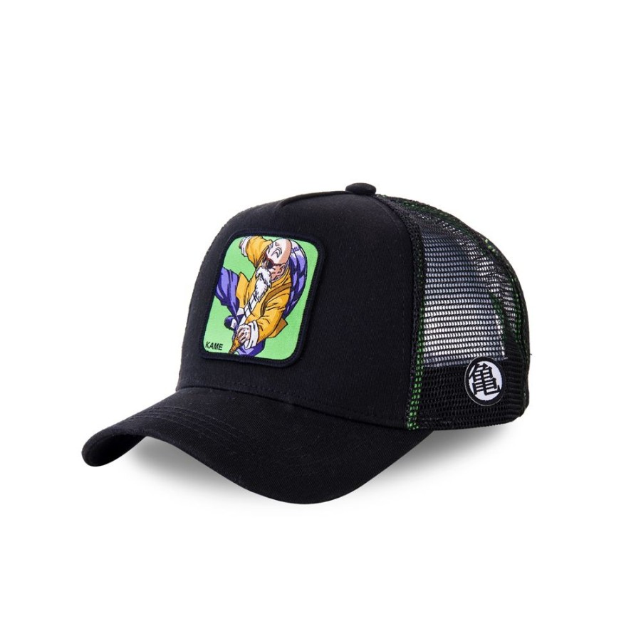 Sac A Dos CAPSLAB | Casquette Capslab Dragon Ball Z Tortue Geniale Noir Et Vert