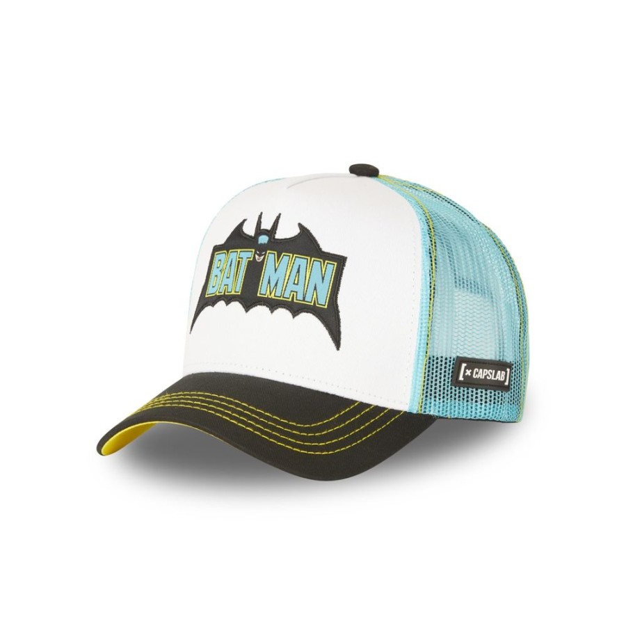 Casquettes CAPSLAB | Casquette Trucker Dc Comics Batman Snapback Bleu Capslab