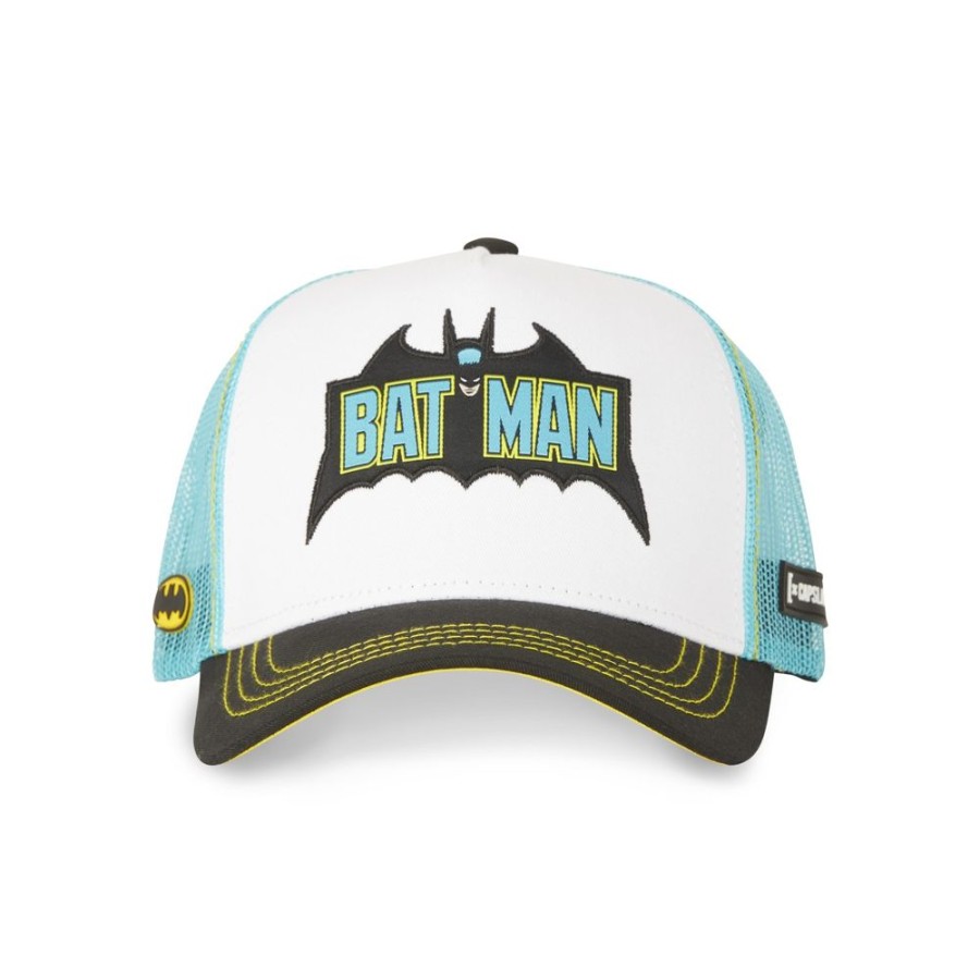 Casquettes CAPSLAB | Casquette Trucker Dc Comics Batman Snapback Bleu Capslab