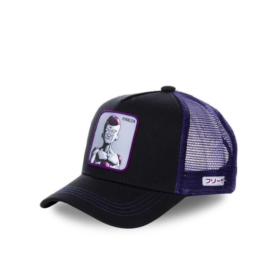 Casquettes CAPSLAB | Casquette Trucker Dragon Ball Z Freezer Snapback Noir Capslab