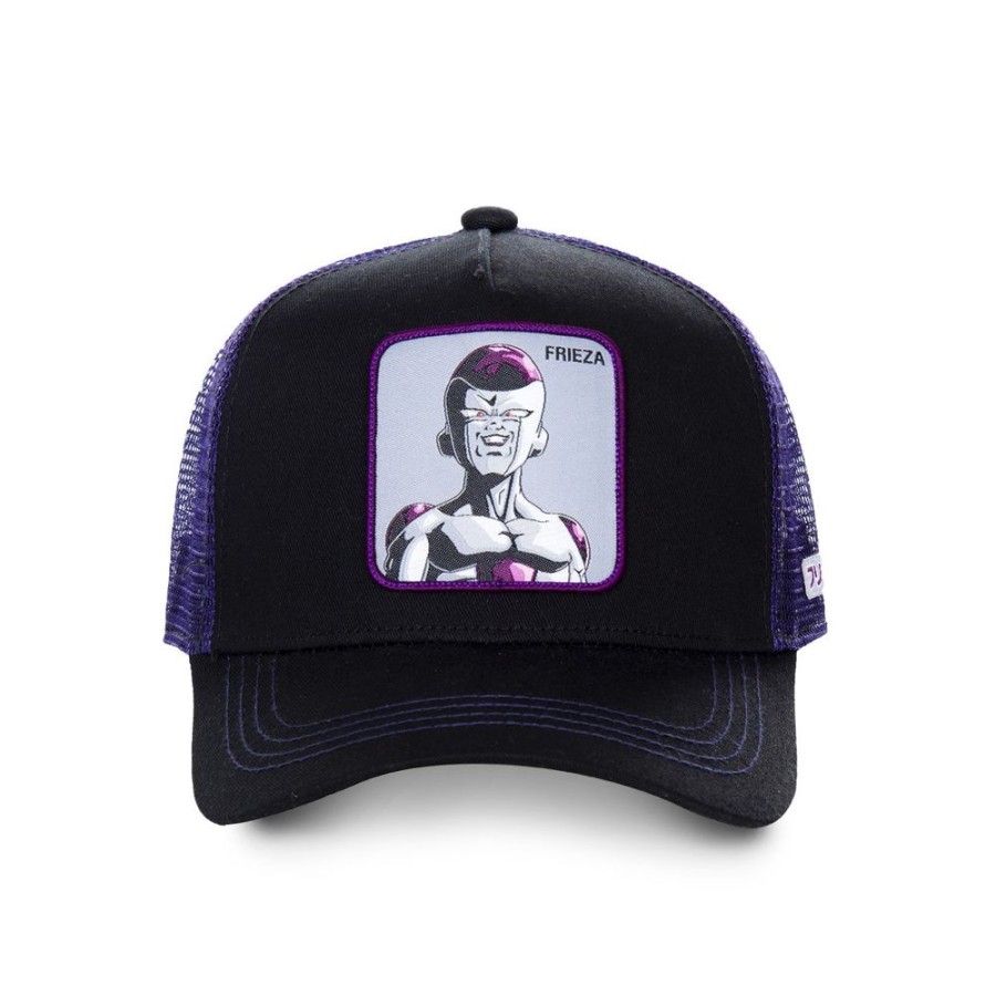 Casquettes CAPSLAB | Casquette Trucker Dragon Ball Z Freezer Snapback Noir Capslab