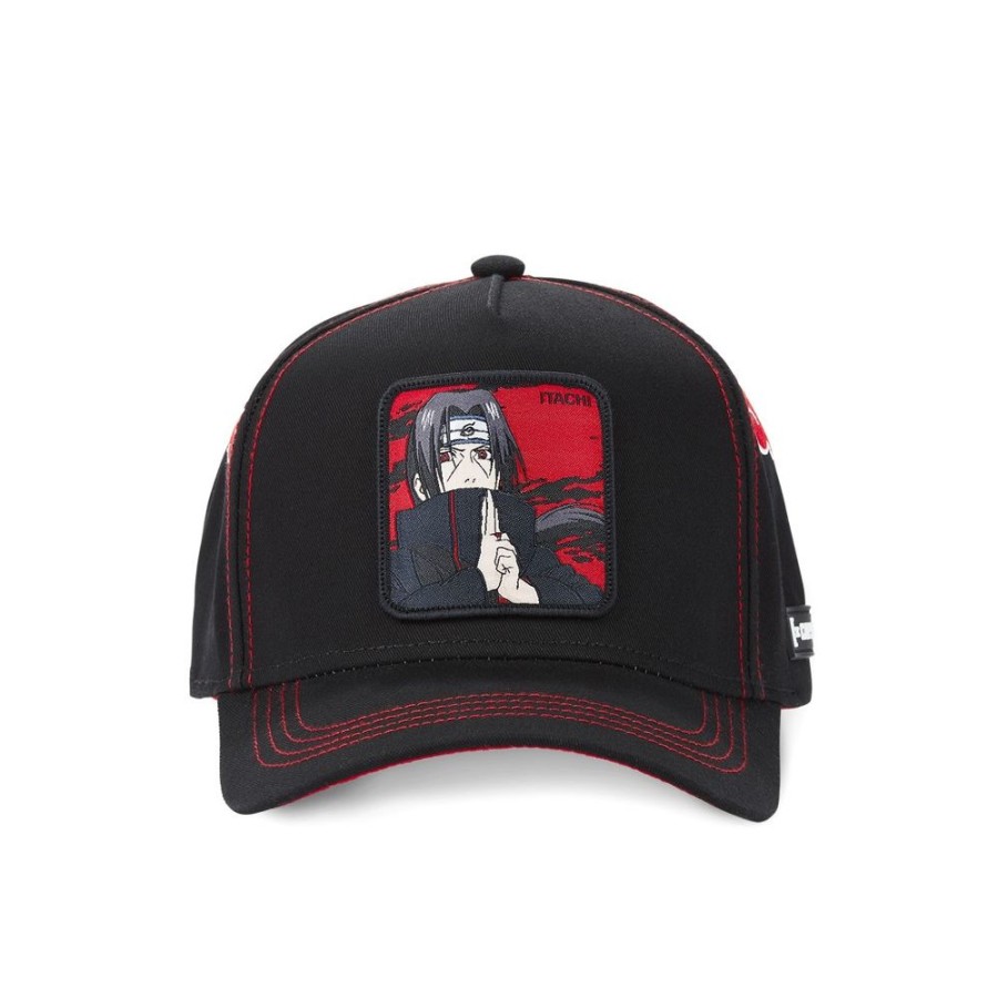 Casquettes CAPSLAB | Casquette Baseball Naruto Shippuden Itachi Snapback Noir Capslab