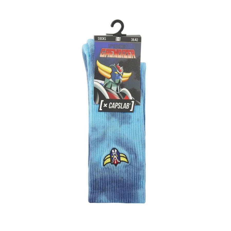 Chaussettes CAPSLAB | Paire De Chaussettes Goldorak Bleu Capslab