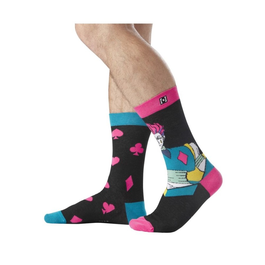 Chaussettes CAPSLAB | Paire De Chaussettes Hunter X Hunter Hisoka Rouge Capslab