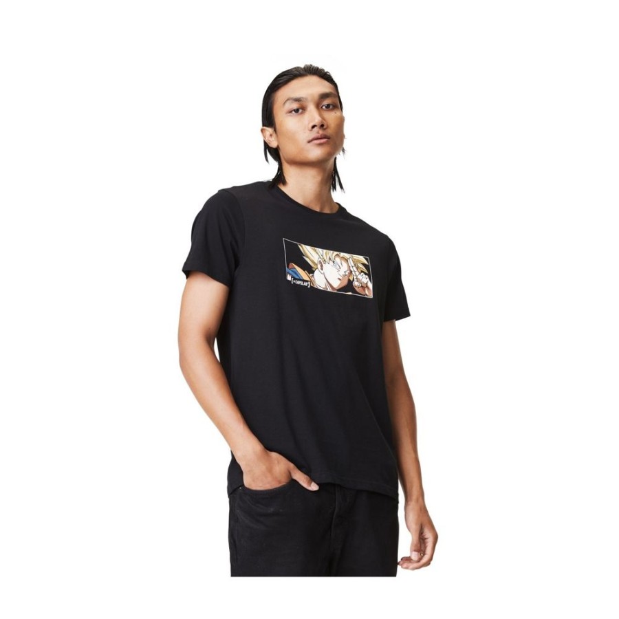 T-Shirts & Sweats CAPSLAB Dragon Ball Z | T-Shirt Dragon Ball Z Goku Homme Noir Capslab