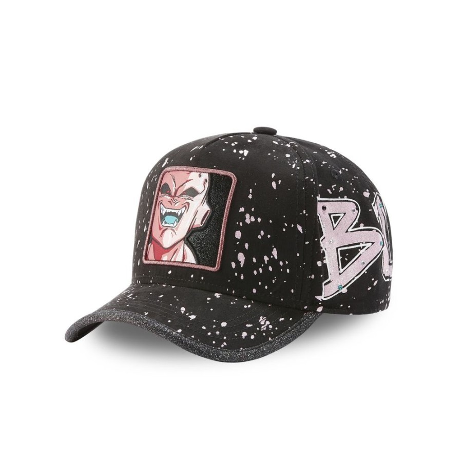 Casquettes CAPSLAB | Casquette Baseball Dragon Ball Z Buu Boucle Noir Capslab