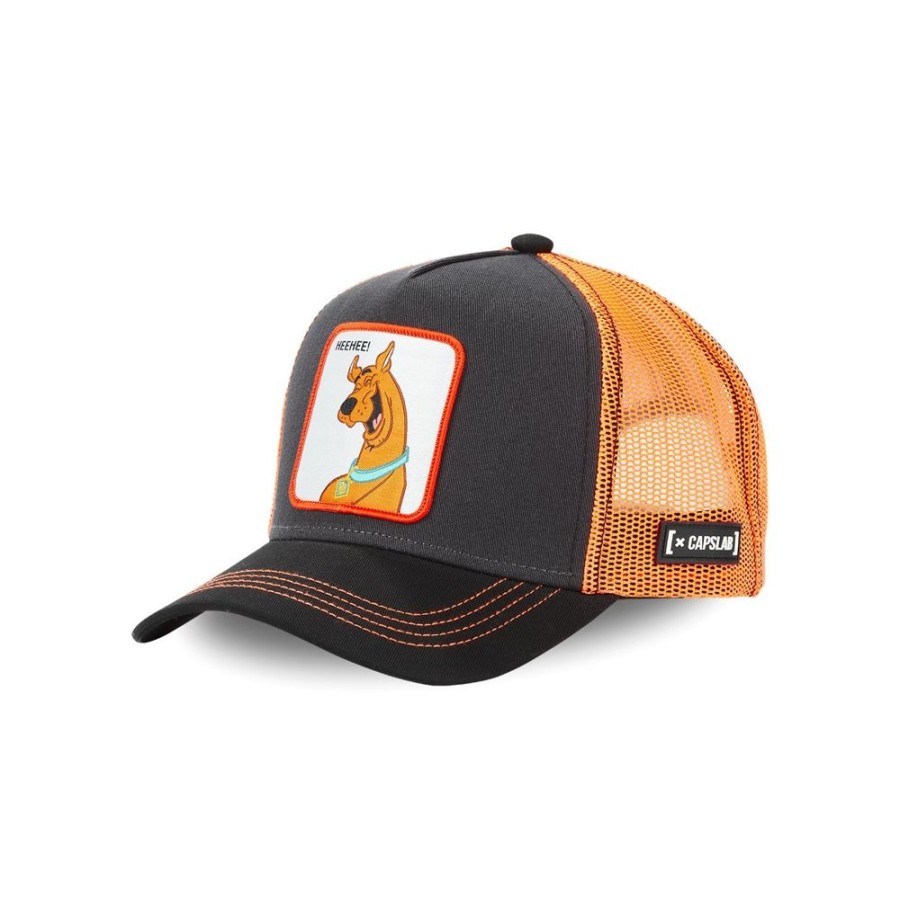 Casquettes CAPSLAB | Casquette Trucker Scooby-Doo Snapback Marron Capslab