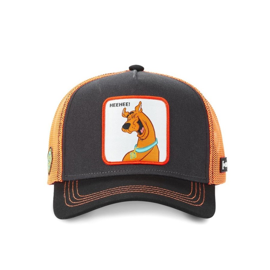 Casquettes CAPSLAB | Casquette Trucker Scooby-Doo Snapback Marron Capslab