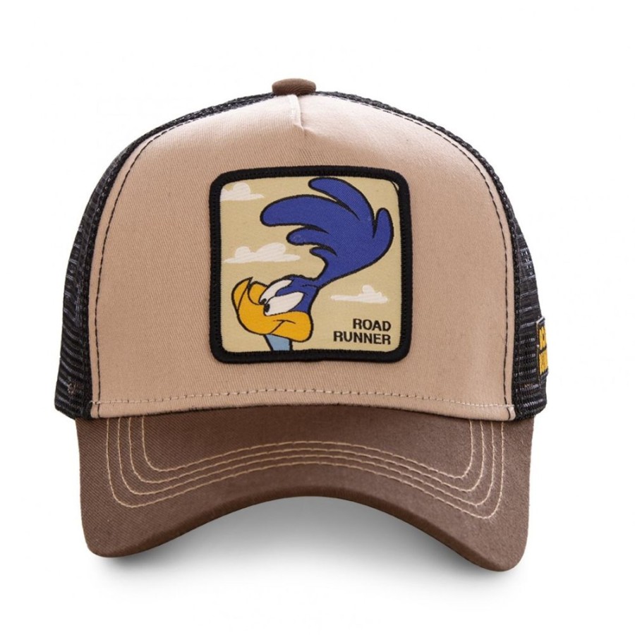 Casquettes CAPSLAB | Casquette Capslab Looney Tunes Bip Bip Marron