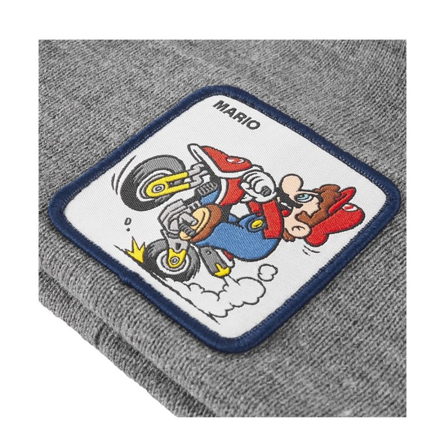 Bobs & Bonnets CAPSLAB Super Mario Bros | Bonnet Mario Kart Gris Capslab