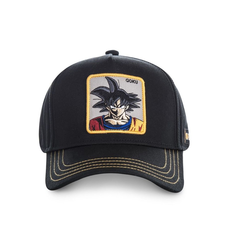 Casquettes CAPSLAB | Casquette Baseball Dragon Ball Z Goku Snapback Noir Capslab